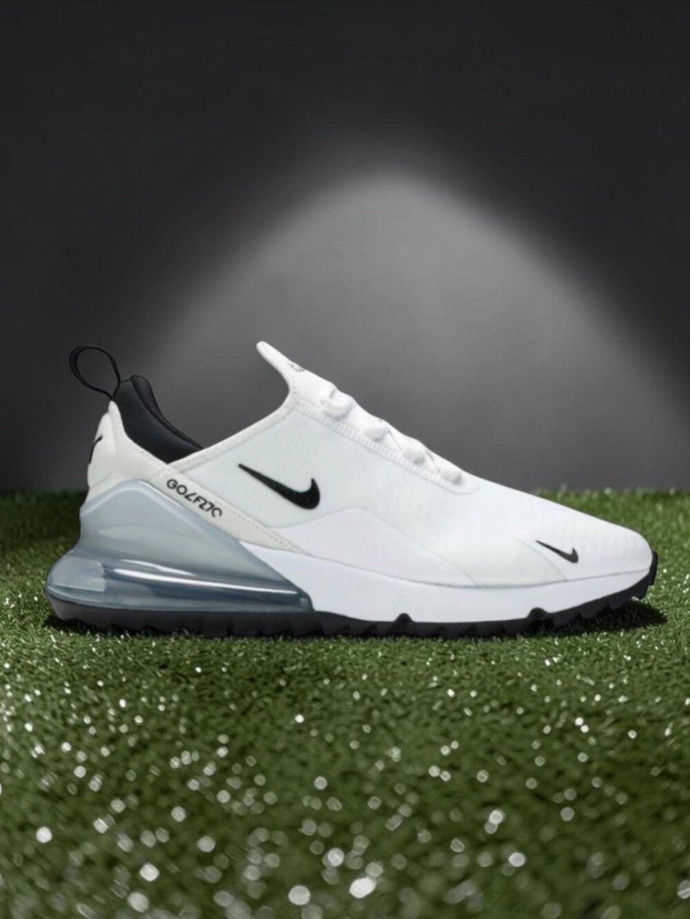 Nike Air Max 270 G Mens Golf Shoes Size 9.5 White/Black CK6483 102 (NEW)